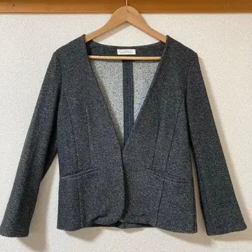 그린 라벨 릴랙싱 노카라 트위드 자켓