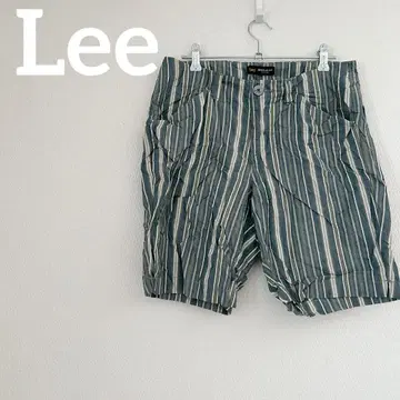 새상품급 Lee 레귤러 핏 스트라이프 숏팬츠 여름용
