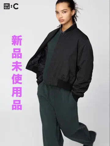 유니클로 2025 봄버 자켓 블랙 XS