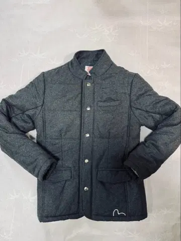 EVISU 에비수 집업 충전솜 코튼 자켓 M