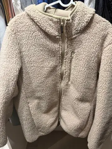 UNIQLO 방풍 플리스 자켓 베이지