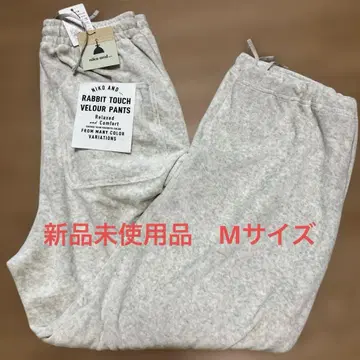miko and - 2WAY 토끼 벨로아 팬츠 미사용 새상품 M 사이즈