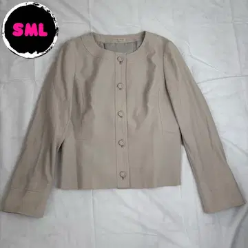 TRANS WORK 노카라 자켓 겉옷 포멀 심플 컬러