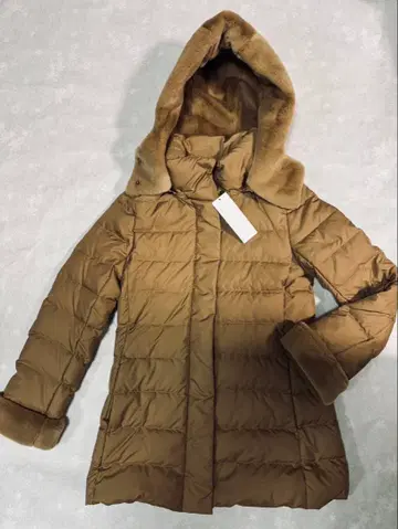 현행형 자유구 다운 자켓 퍼 포함 30 사이즈 미사용