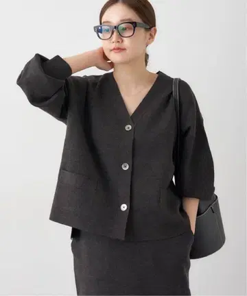 IENA 슈퍼 파인 스무스 숏 가디건 / 한 번 착용만 한 새상품급!