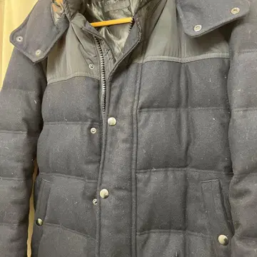 블랙 M 사이즈 다운 자켓 유니클로 페더 20%