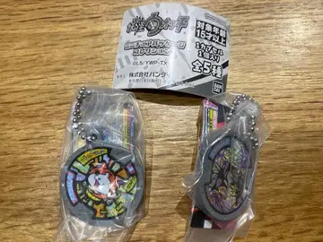 요괴워치 가챠 미니어처 패키지 요괴 메달 2점