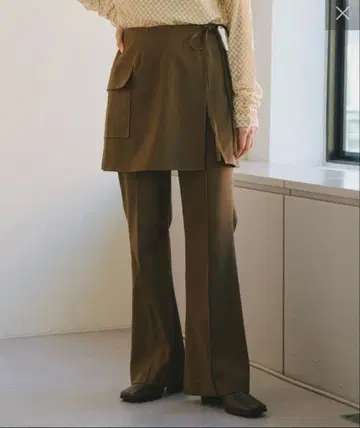 Kastane 랩 미니 치마바지 세트