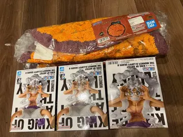 KING OF ARTIST 원피스 루피 피규어 & 러그 매트 5종 세트!