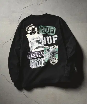 HUF 롱티 MASHUP LS TEE