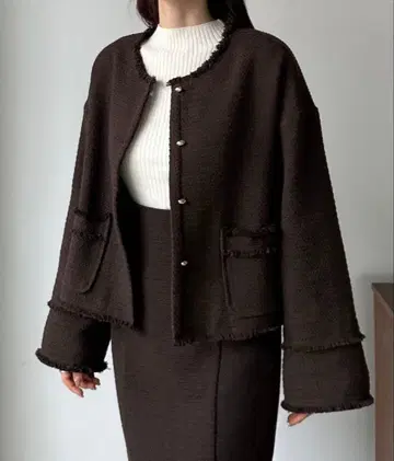 Louer 트위드 자켓