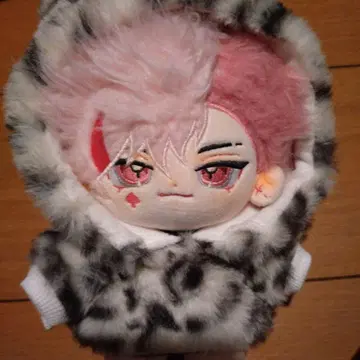 핑크 그라데이션 헤어 20cm 봉제 인형