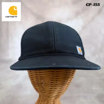 칼하트 워시드 코튼 CAP 블랙 심플