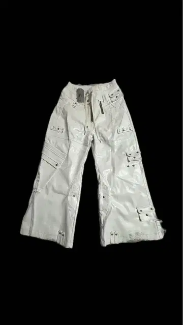 cozy worldwide 가죽 카고 팬츠