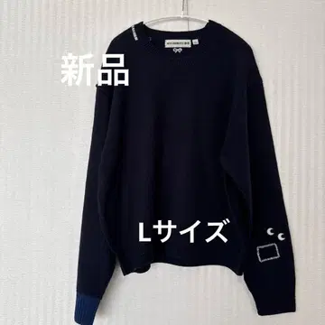 유니클로 안야 힌드마치 프리미엄 라무 크루넥 스웨터 L