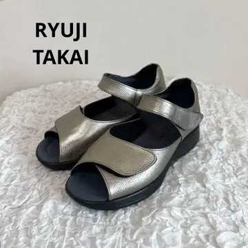 [ 미사용 새상품 ] RYUJI TAKAI 경량 소가죽 샌들 컴포트