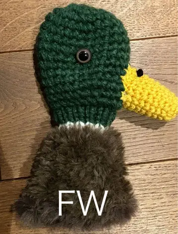 골프 헤드커버 카모짱 UT용 핸드메이드 제품