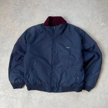 80's L.L.Bean 엘엘빈 웜업 자켓 네이비