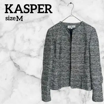 KASPER [ M ] 트위드 자켓 포멀 해외 구제 의류