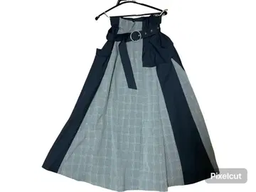 FURFUR 아무로 나미에 착용 플리츠 절개 스커트 RWFS185077