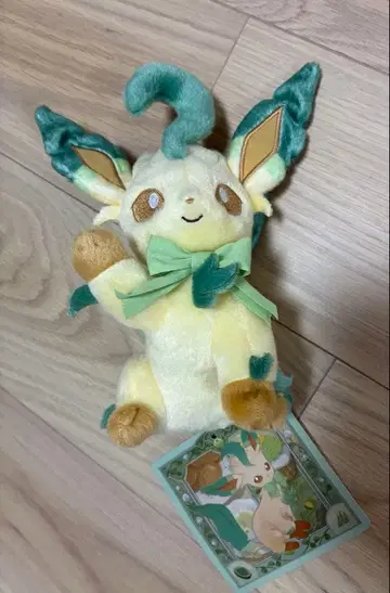 이브이 컬렉션 봉제 인형 리프 피아 포켓몬 센터