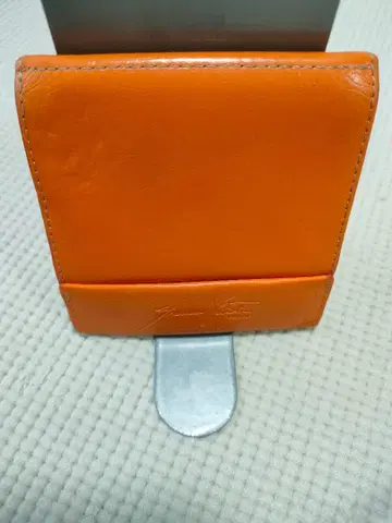 abrAsus x Orobianco 얇은 지갑 카멜 접이식 지갑 브라운