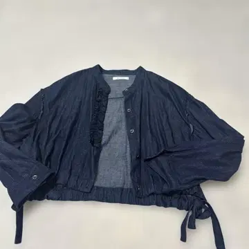 다크 블루 데님 자켓 moussy