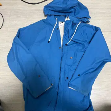Champion 후드 부착 나일론 자켓 L 파랑
