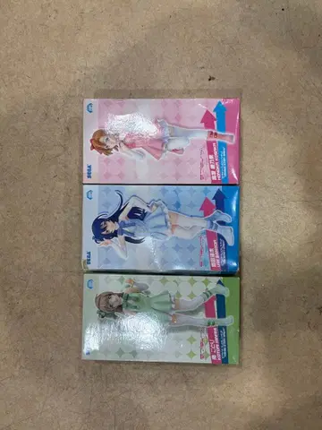 애니메이션 캐릭터 피규어 3개 세트 러브 라이브