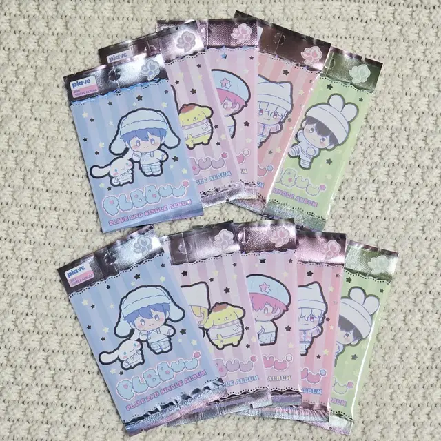 플레이브 포카앨범 플뿌 미개봉 5인세트