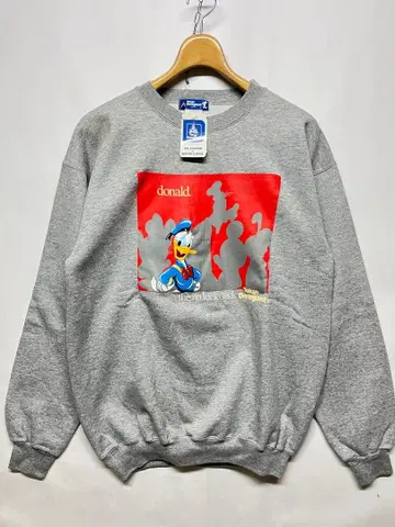 데드스탁 USA제 디즈니랜드 도날드 크루넥 맨투맨 M