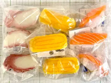 말랑말랑 초밥 BC3 식품 샘플 가챠 말랑말랑 초밥 키링