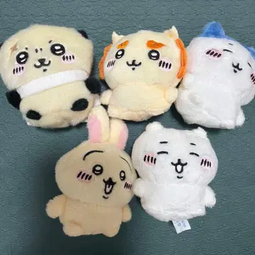 치이카와 (먼작귀) 오스왈리 봉제 인형 가챠가챠 5세트