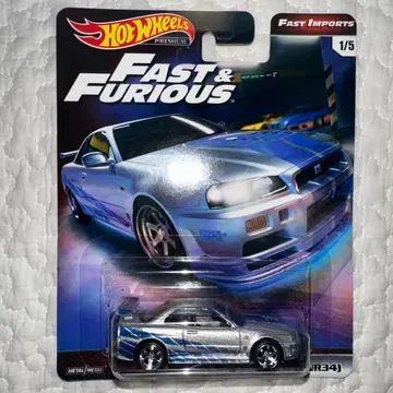 핫휠 와이스피 닛산 스카이라인 GT-R BNR34
