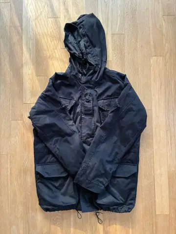 컴뱃 스모크 블랙 후드 부착 6 포켓