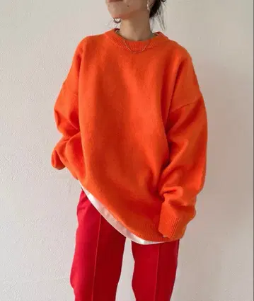 wee9s 오버 사이즈 루즈 니트