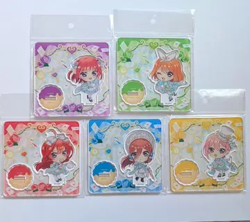 5등분의 신부 와난다랜드미니 아크릴 스탠드 5점