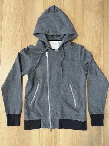 BEAUTY&YOUTH 더블 지퍼 후드 부착 후드티