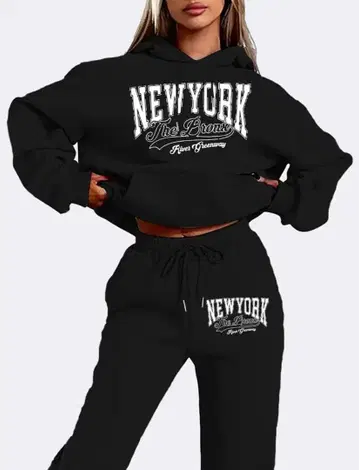 미사용 새상품 여성용 셋업 블랙 L 사이즈 속기모 오버 사이즈