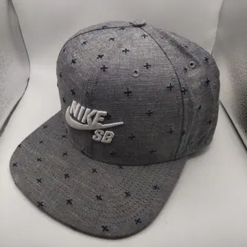 2635 NIKE 로고 캡 그레이 조절 모자