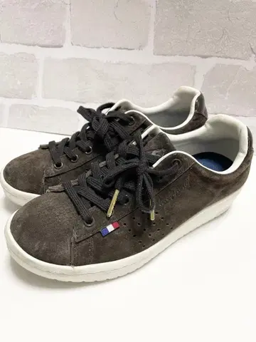 Le Coq Sportif 르꼬끄 다크 브라운 스니커즈 23.5