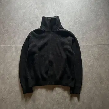 archive uniqlo grunge drivers knit black