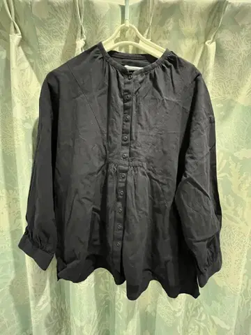 tandey 늑대와 올빼미 블랙 버튼 셔츠