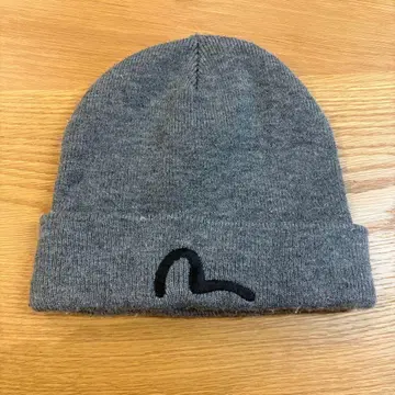 [레어] EVISU 비니 니트 모자