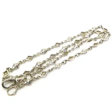 로리 로드킨 믹스 다이아몬드 쉐이프 크로스 체인 목걸이