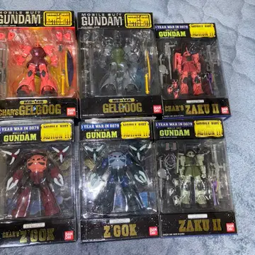 모빌슈트 인 액션 겔구그, 자쿠, 즈고크 묶음 판매
