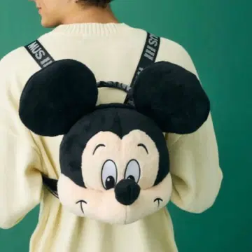 미키 봉제 인형 백팩 moussy