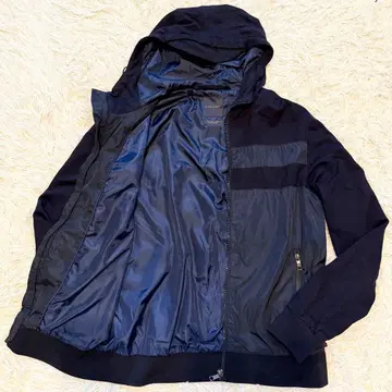 ZARA MAN 자라 블루종 나일론 자켓 후드 L