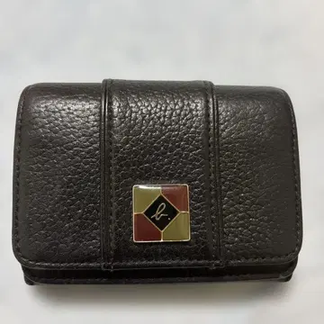 Agnes b. 블랙 가죽 카드 케이스