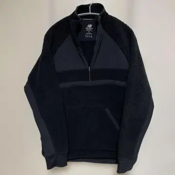 뉴발란스 플리스 하프 지퍼 자켓 S 블랙